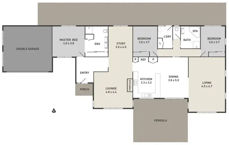 Floorplan of Homely house listing, 10 Panamuna Avenue, Taylors Lakes VIC 3038