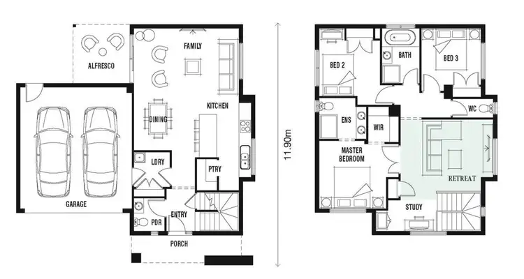 Floorplan of Homely townhouse listing, 6 Trillium Blvd, Mickleham VIC 3064