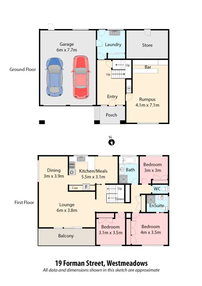 Floorplan of Homely house listing, 19 Forman Street, Westmeadows VIC 3049