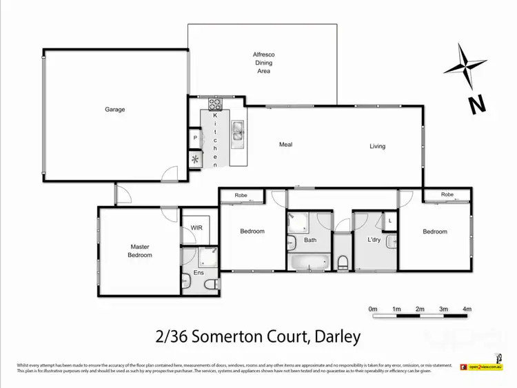 Floorplan of Homely house listing, 2/36 Somerton Court, Darley VIC 3340
