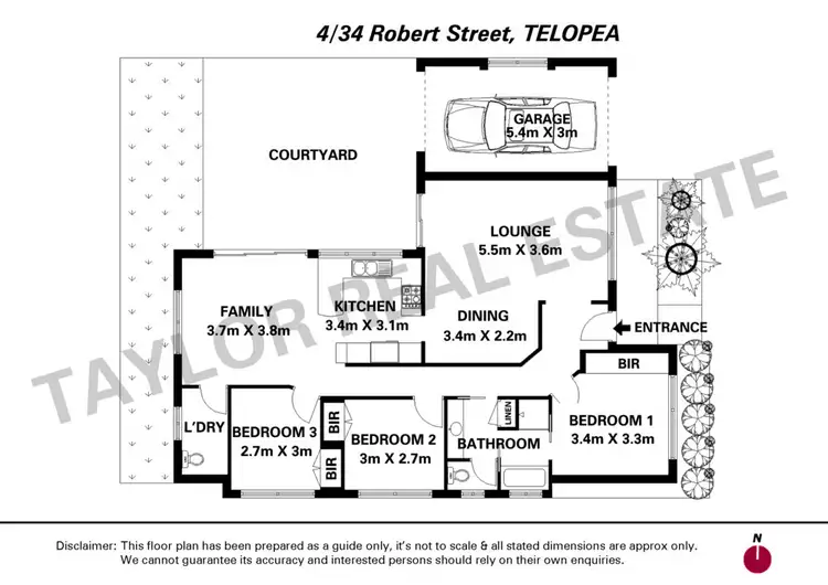 Floorplan of Homely villa listing, 4/34 Robert Street, Telopea NSW 2117