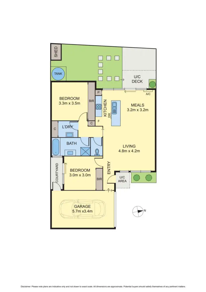 Floorplan of Homely unit listing, 2/4 Avion Place, Westmeadows VIC 3049