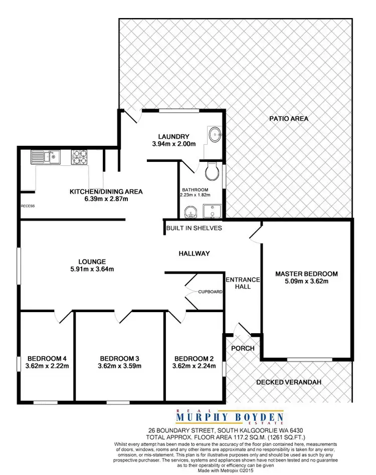 Floorplan of Homely house listing, 26 Boundary Street, South Kalgoorlie WA 6430