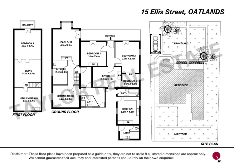 Floorplan of Homely house listing, 15 Ellis Street, Oatlands NSW 2117