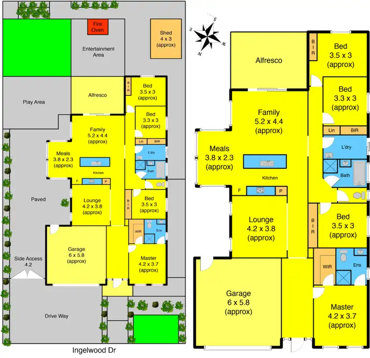 Floorplan of Homely house listing, 67 Inglewood Drive, Burnside Heights VIC 3023