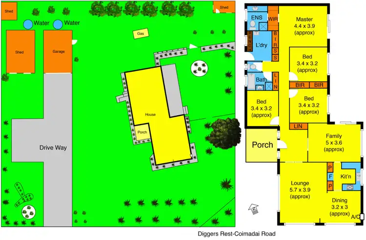 Floorplan of Homely house listing, 1526-1534 Diggers Rest - Coimadai Road, Toolern Vale VIC 3337