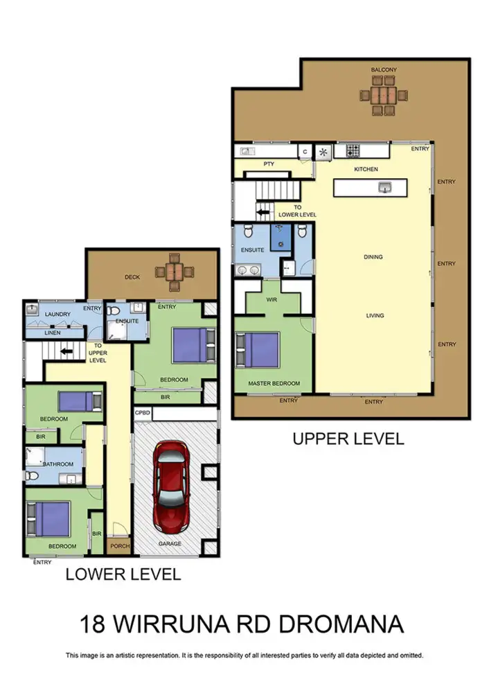 Floorplan of Homely house listing, 18 Wirruna Road, Dromana VIC 3936