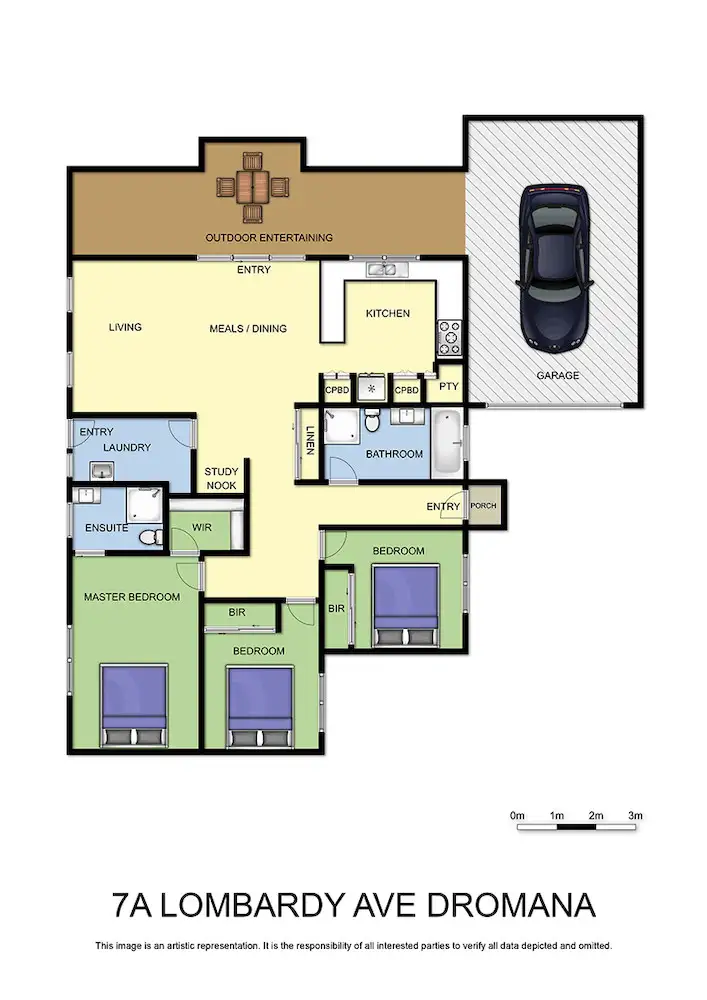 Floorplan of Homely unit listing, 7A Lombardy Avenue, Dromana VIC 3936