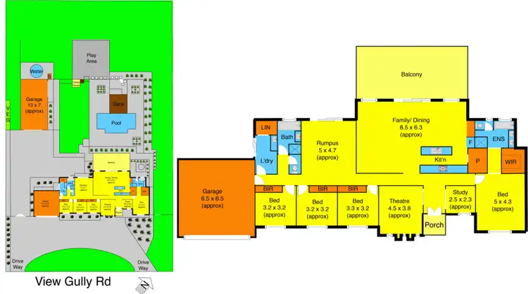 Floorplan of Homely house listing, 11 View Gully Road, Hopetoun Park VIC 3340