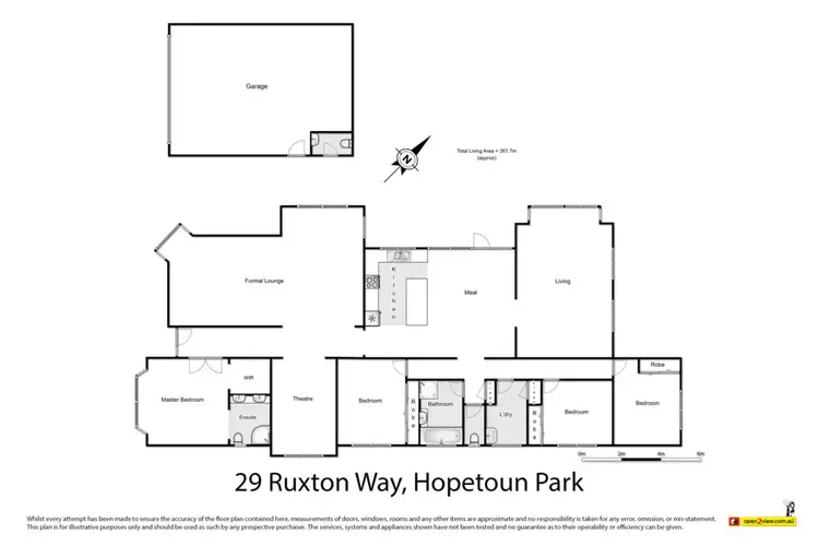 Floorplan of Homely house listing, 29 Ruxton Way, Hopetoun Park VIC 3340