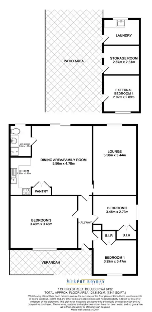 Floorplan of Homely house listing, 113 King Street Boulder, Kalgoorlie WA 6430