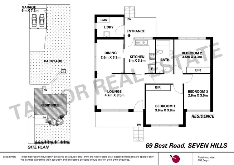Floorplan of Homely house listing, 69 Best Road, Seven Hills NSW 2147