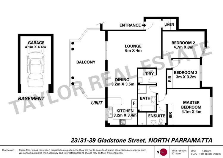 Floorplan of Homely unit listing, 23/31-39 Gladstone Street, North Parramatta NSW 2151