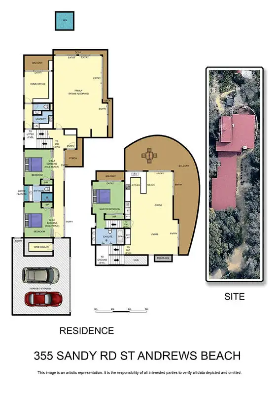 Floorplan of Homely house listing, 355 Sandy Road, St Andrews Beach VIC 3941