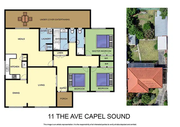 Floorplan of Homely house listing, 11 The Avenue, Rosebud West VIC 3940
