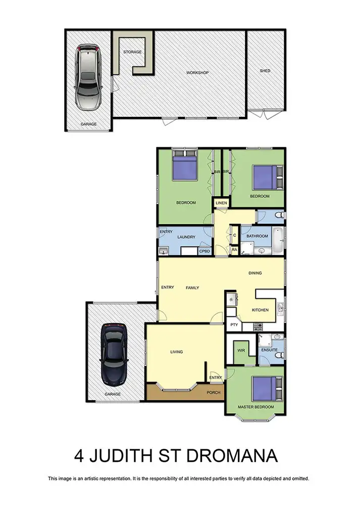 Floorplan of Homely house listing, 4 Judith Street, Dromana VIC 3936