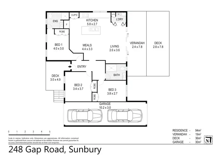 Floorplan of Homely house listing, 248 Gap Road, Sunbury VIC 3429