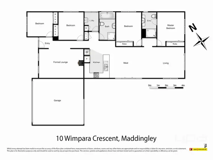 Floorplan of Homely house listing, 10 Wimpara Crescent, Maddingley VIC 3340