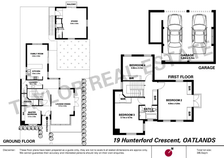 Floorplan of Homely house listing, 19 Hunterford Crescent, Oatlands NSW 2117