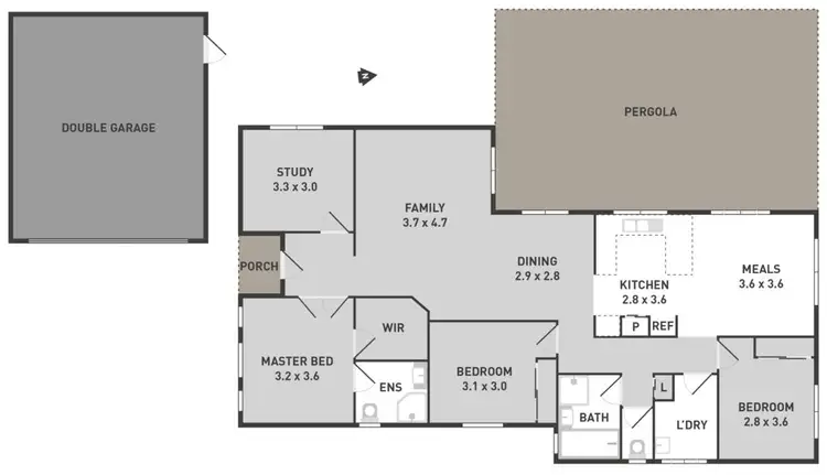 Floorplan of Homely house listing, 21 The Glades, Taylors Hill VIC 3037