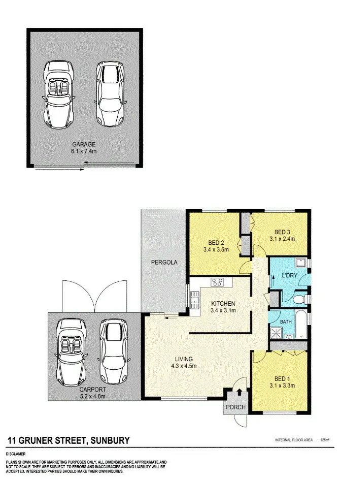 Floorplan of Homely house listing, 11 Gruner Street, Sunbury VIC 3429