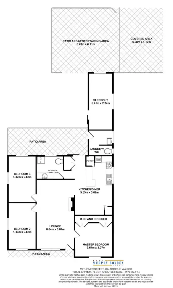 Floorplan of Homely house listing, 19 Turner St, Kalgoorlie WA 6430