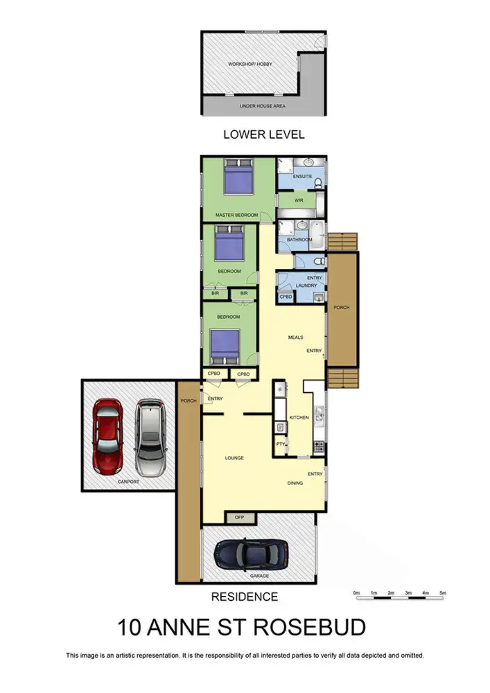Floorplan of Homely house listing, 10 Anne Street, Rosebud VIC 3939