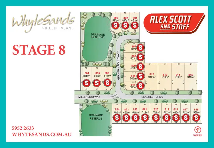 Main view of Homely land listing, LOT 815 WHYTE SANDS ESTATE, Cowes VIC 3922