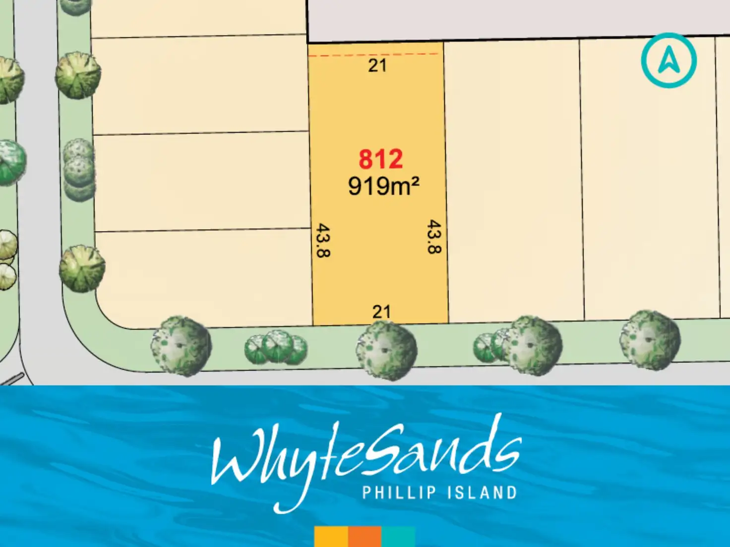 Main view of Homely land listing, LOT 812 SEACREST DRIVE, Cowes VIC 3922