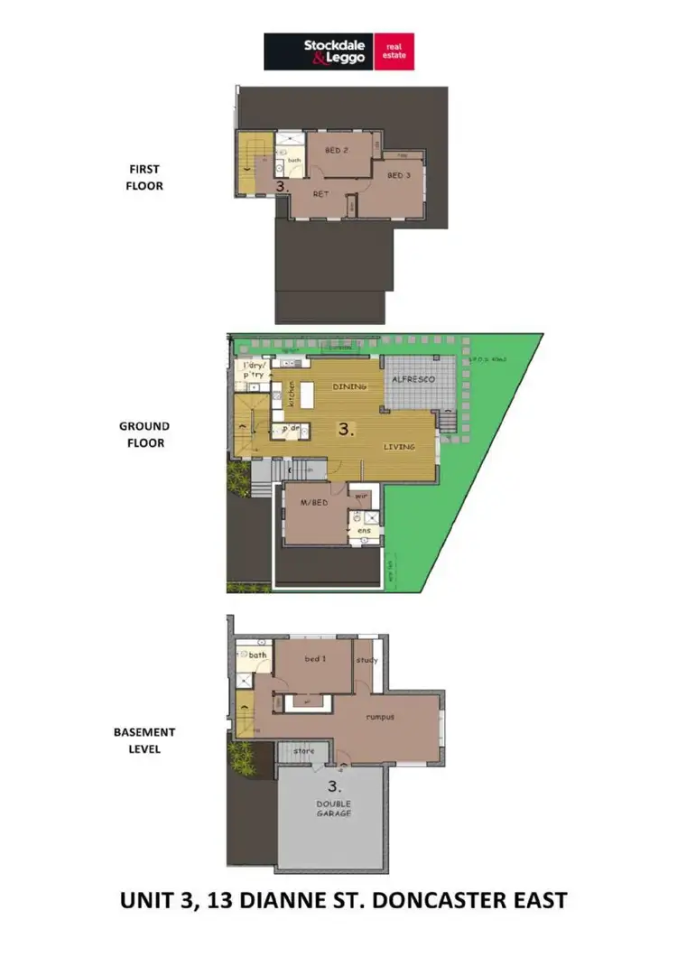 Third view of Homely townhouse listing, 3/13 Dianne Street, Doncaster East VIC 3109