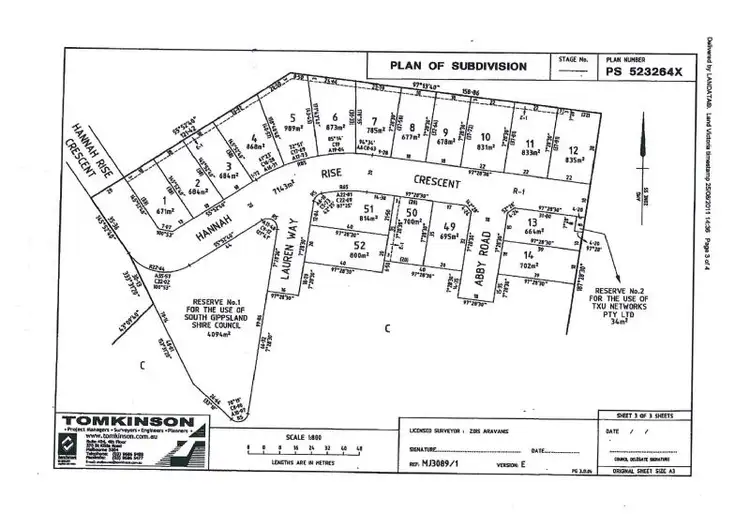 Third view of Homely land listing, 11 HANNAH RISE CRESCENT, Korumburra VIC 3950
