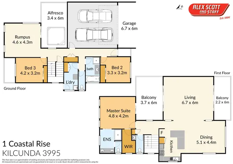 Second view of Homely house listing, 1 COASTAL RISE, Kilcunda VIC 3995
