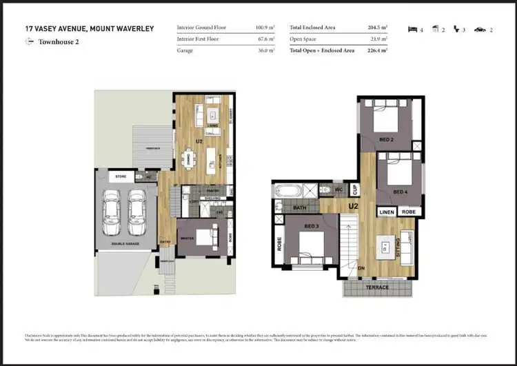Third view of Homely townhouse listing, 4/17 Vasey Avenue, Mount Waverley VIC 3149