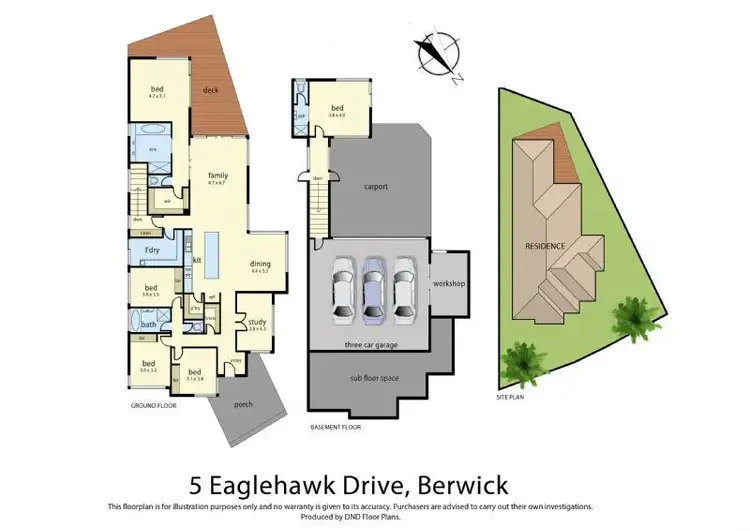 Third view of Homely house listing, 5 Eaglehawk Drive, Berwick VIC 3806