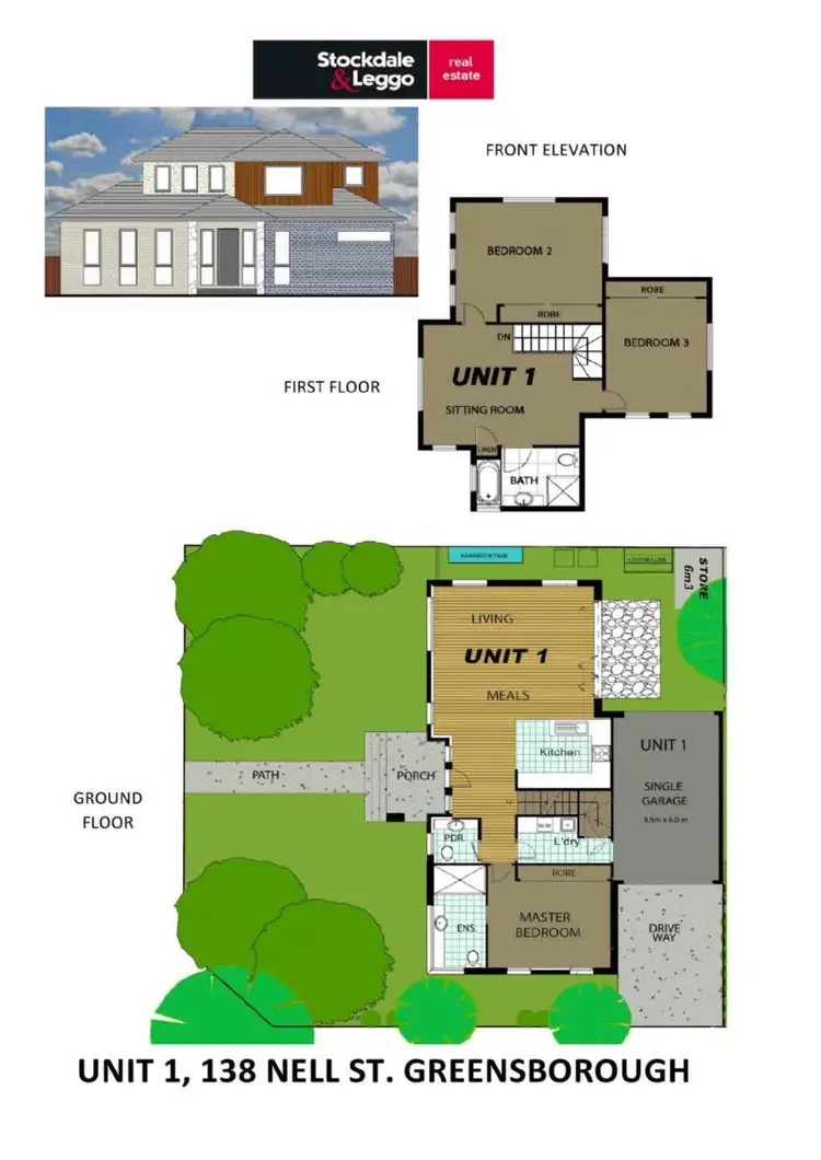 Second view of Homely townhouse listing, 1/138 Nell Street, Greensborough VIC 3088