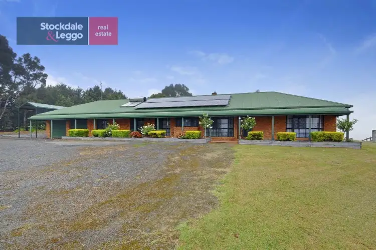 Main view of Homely rural property listing, 25 Donelan Drive, Hernes Oak VIC 3825
