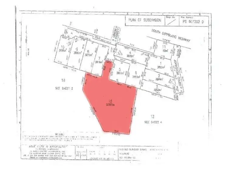 Second view of Homely land listing, 15 UNION STREET, BENA, via, Korumburra VIC 3950
