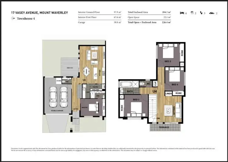Fifth view of Homely townhouse listing, 4/17 Vasey Avenue, Mount Waverley VIC 3149