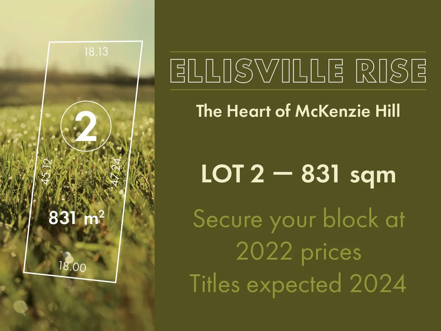 Main view of Homely land listing, LOT 2, 7 Martin Street, Mckenzie Hill VIC 3451