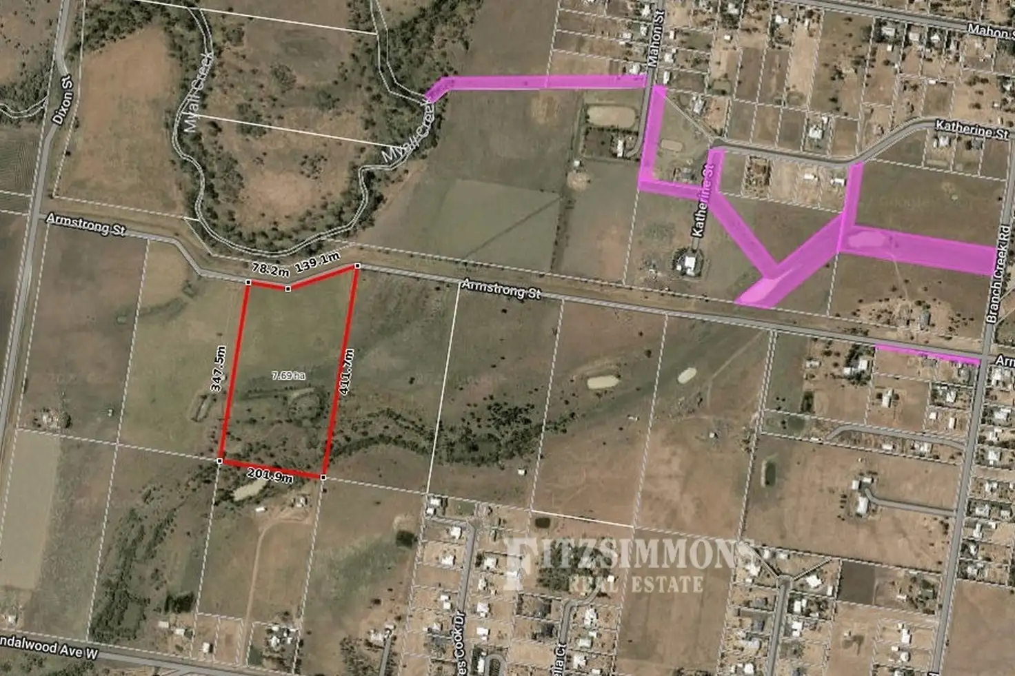 Main view of Homely land listing, Lot 83 Armstrong Street, Dalby QLD 4405