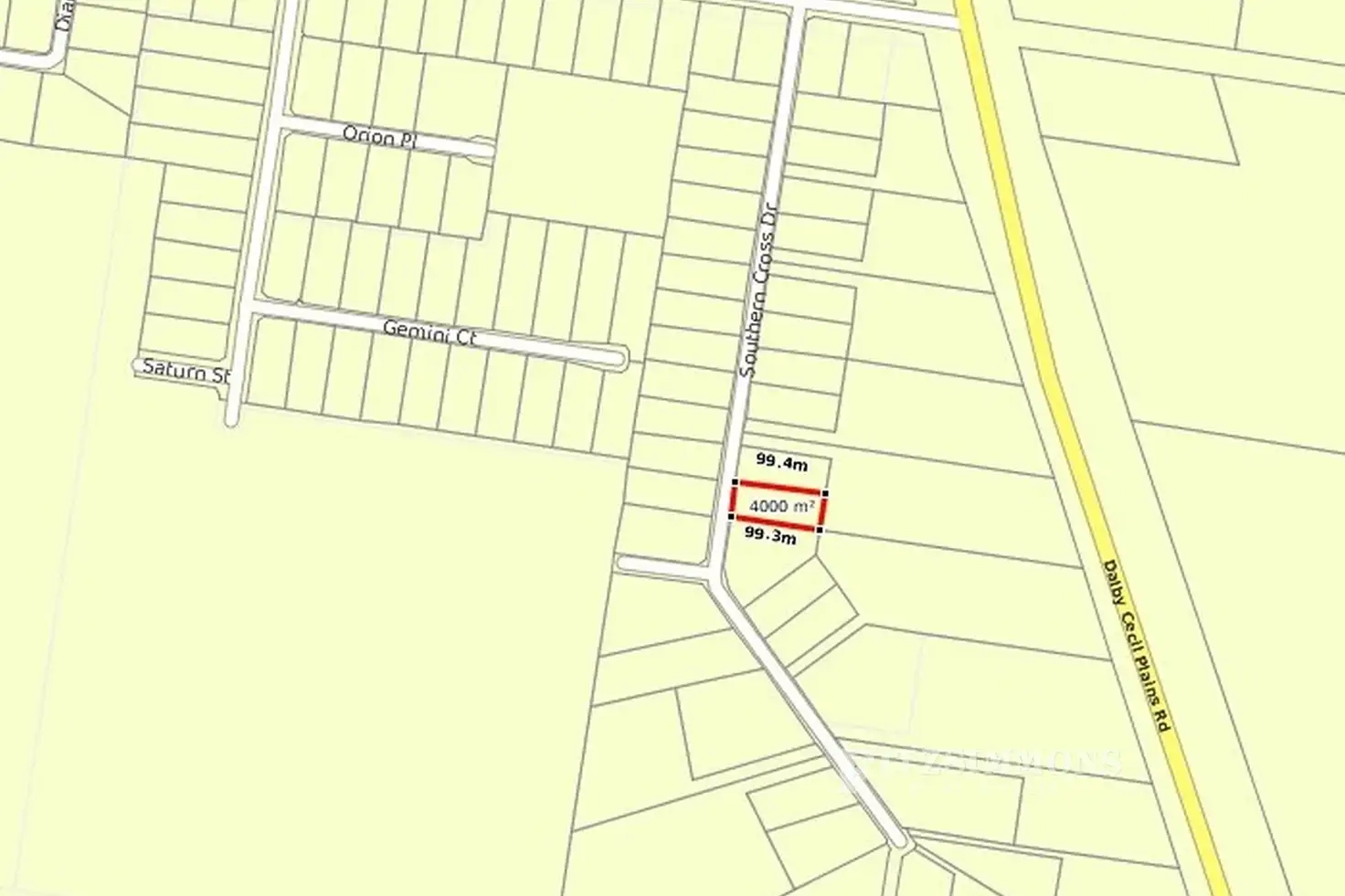 Main view of Homely land listing, Lot 118 Southern Cross Drive, Dalby QLD 4405