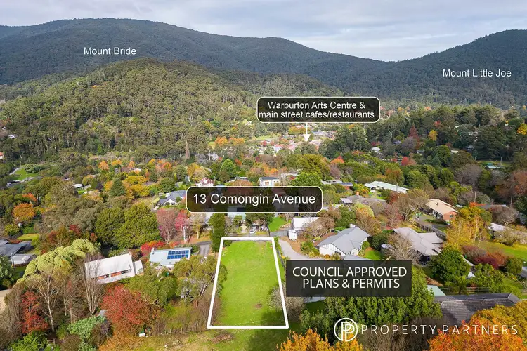Main view of Homely land listing, 13 Comongin Avenue, Warburton VIC 3799