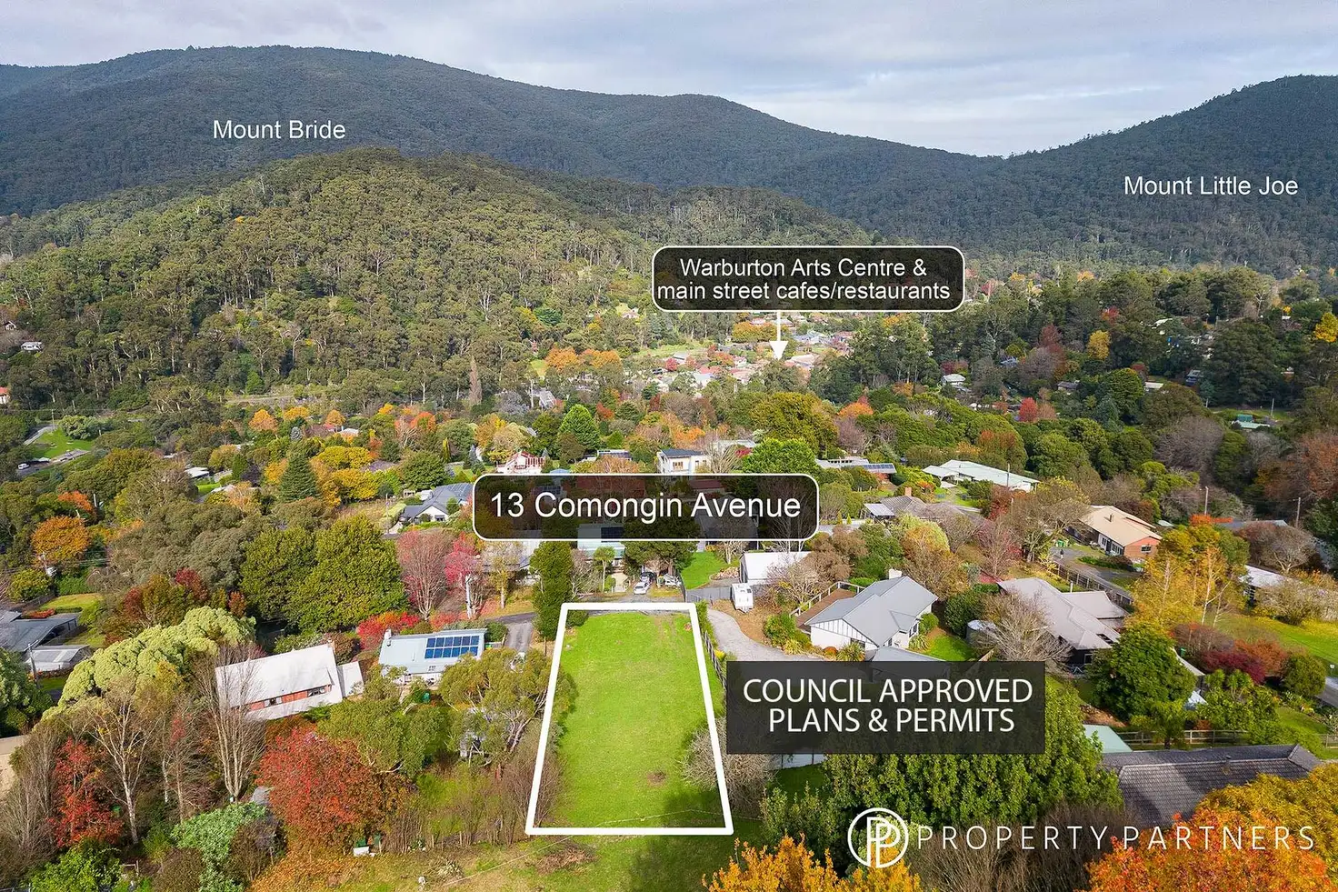 Main view of Homely land listing, 13 Comongin Avenue, Warburton VIC 3799