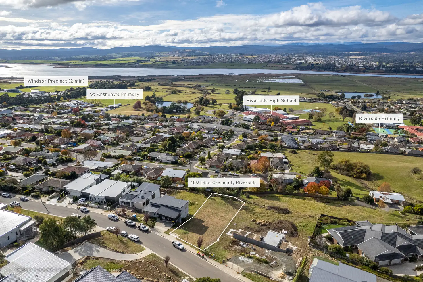 Main view of Homely land listing, 109 Dion Crescent, Riverside TAS 7250