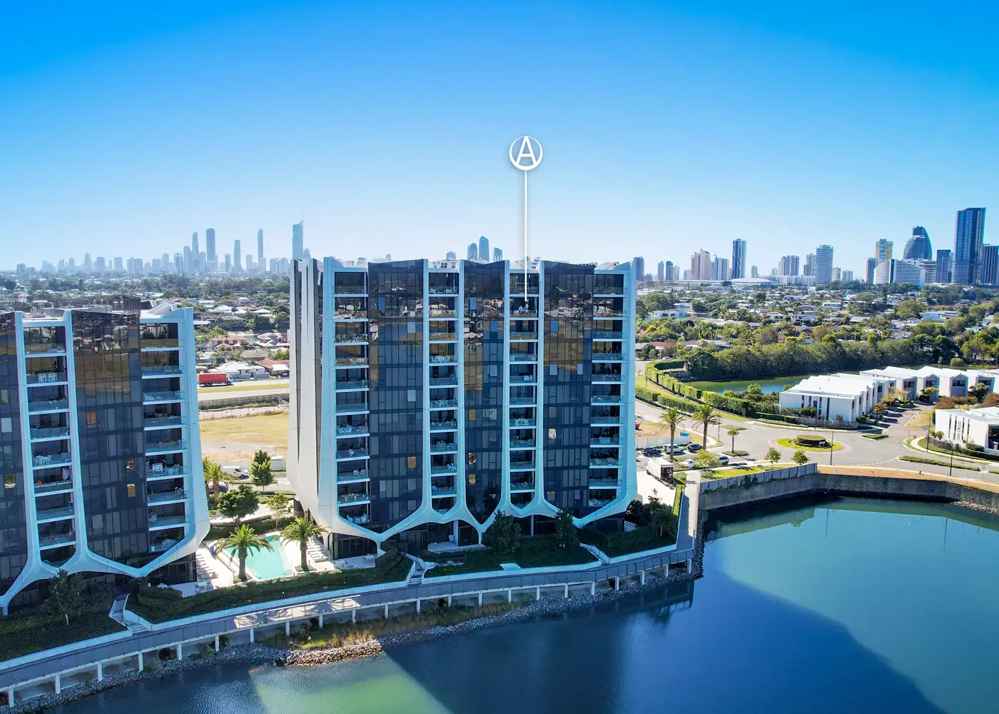 Main view of Homely apartment listing, 11107/2 The Lanes Boulevard, Mermaid Waters QLD 4218