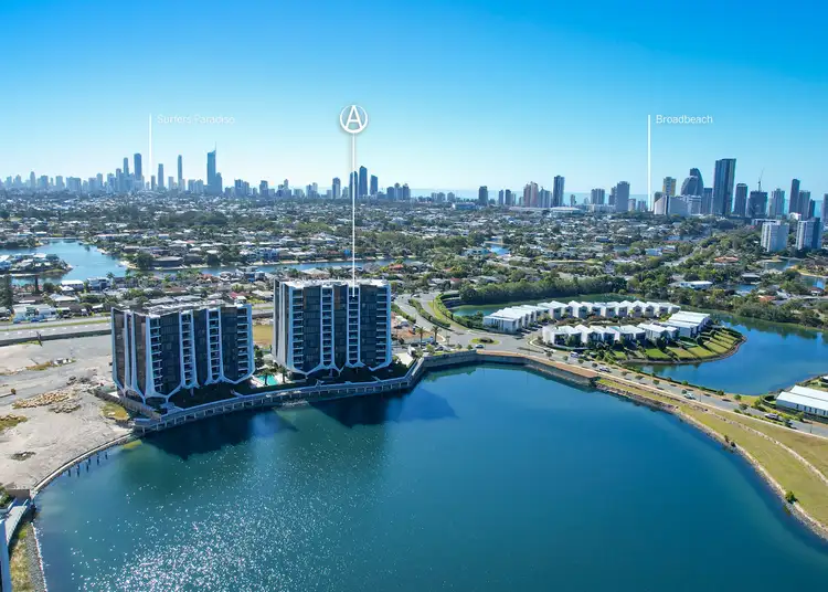 Second view of Homely apartment listing, 11107/2 The Lanes Boulevard, Mermaid Waters QLD 4218