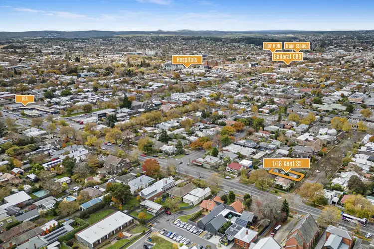 Third view of Homely unit listing, 1/18 Kent Street, Ballarat Central VIC 3350