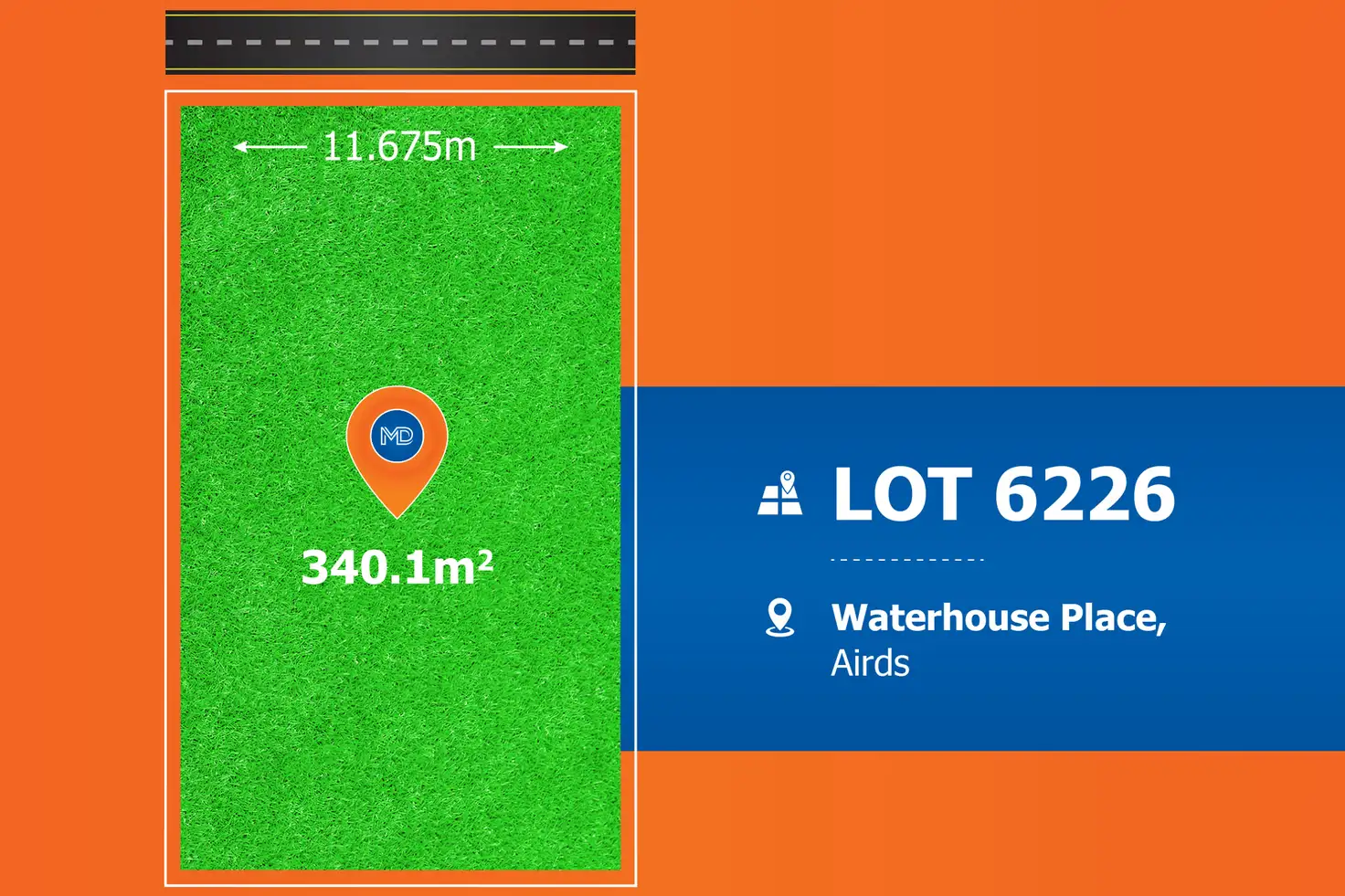 Main view of Homely land listing, LOT 6226, 25 Waterhouse Place, Airds NSW 2560