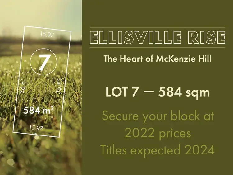 Main view of Homely land listing, LOT 7, 7 Martin Street, Mckenzie Hill VIC 3451