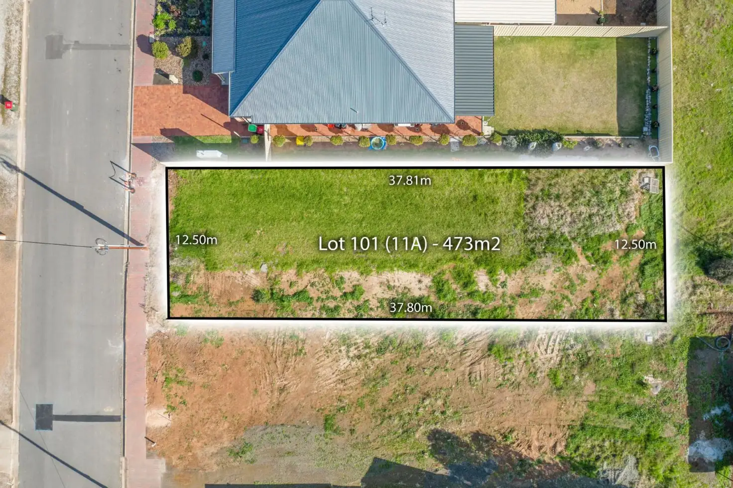 Main view of Homely land listing, 11A Oldham Street, Kapunda SA 5373